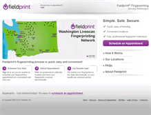 Tablet Screenshot of fieldprintwashington.com